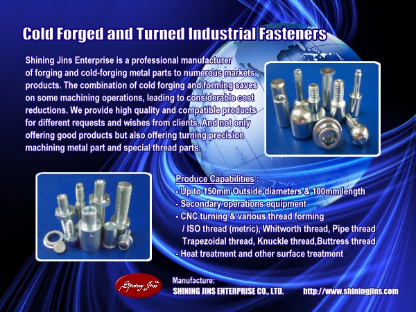 Fasteners And Bolts Cold Forging And