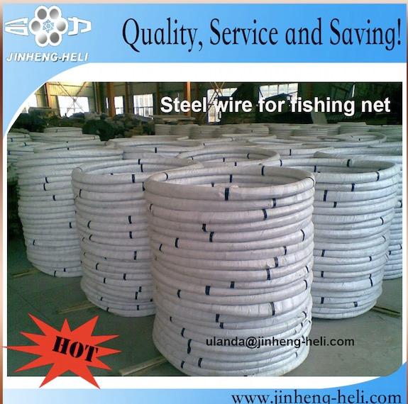 Galvanized steel wire for fishing net 18 gauge 19 gauge 1.18mm