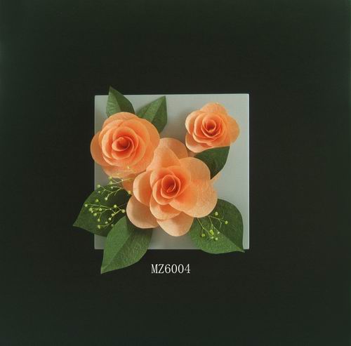 framed flower art home furnishing
