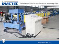 Guardrail roll forming machine