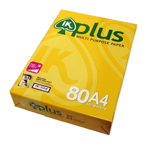 IK plus copy paper a4 80 gsm super white