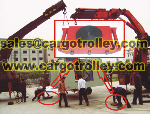 Machinery moving dollies lightens the heavy machinery