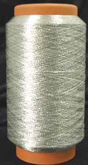 Metallic covering yarns