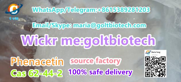 High purity 99% phenacetin Cas 62-44-2 source factory bulk sale China manufacturer