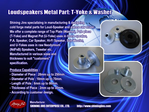 Speaker T-Yoke made in Taiwan 3