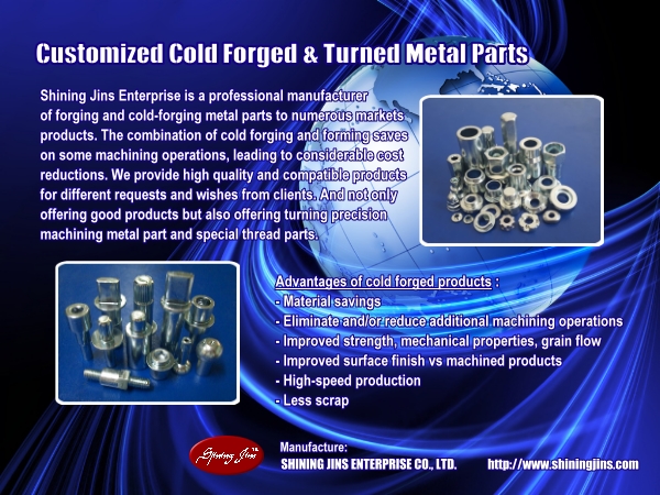 Fasteners Industrial Metal Cold Forging And