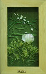 framed seashell house furnishing