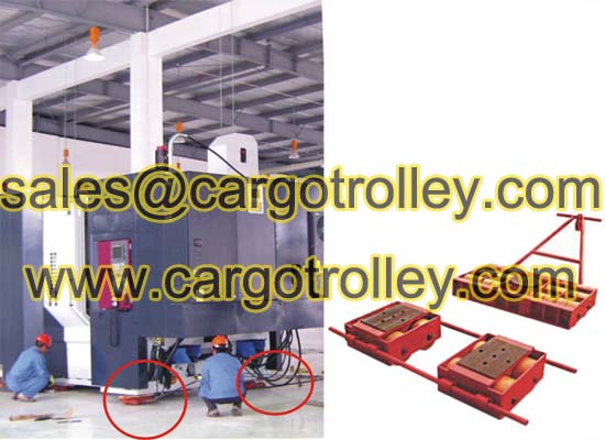 Heavy duty moving skates  protects the floor