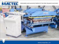 Step tile roll forming machine