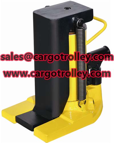 Hydraulic jack export procedure