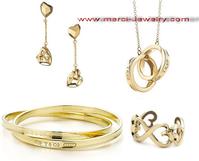 Tiffany gold plated jewelry wholesale