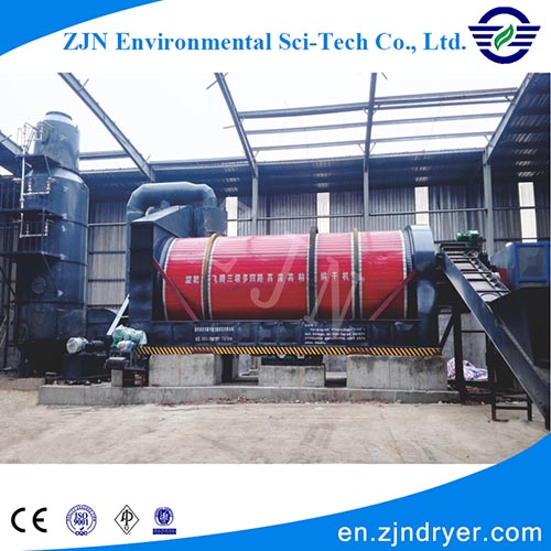 Multi-function Sugar Cane Bagasse Triple Cylinder Rotary Drum Dryer