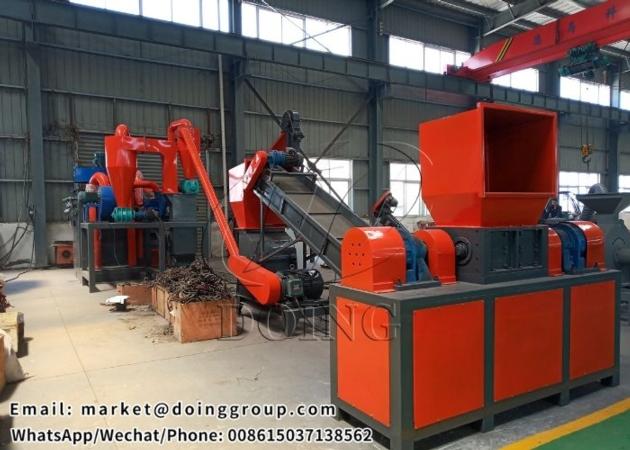 Copper aluminum radiator recycling machine