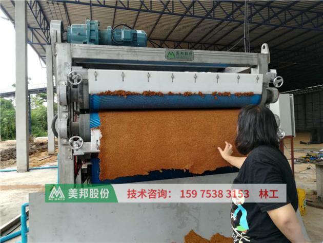  cocopeat dewatering belt filter press 