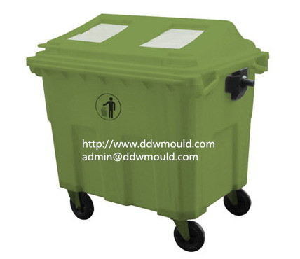 DDW Plastic Trash Bin Mold Plastic