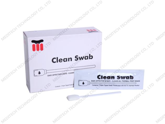 Pre-Saturated Soak Clean Foam Swab