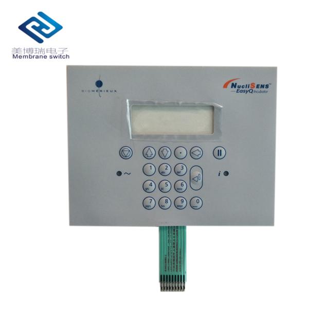 Custom PET/PC Membrane Switch Control Panel With Transparent Window