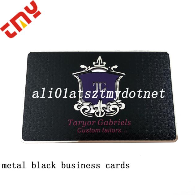 Unique Business Card Design,Custom Embossed Luxury Stainless Steel Die Cut Black Blank Metal Busines