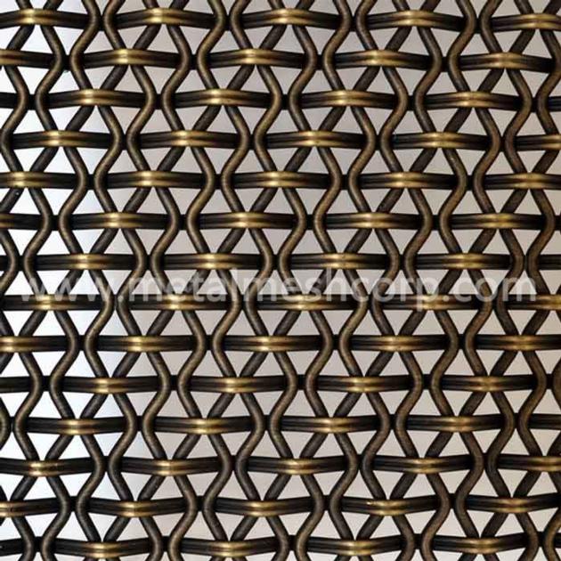 Rigid pattern Architectural Woven Wire Mesh