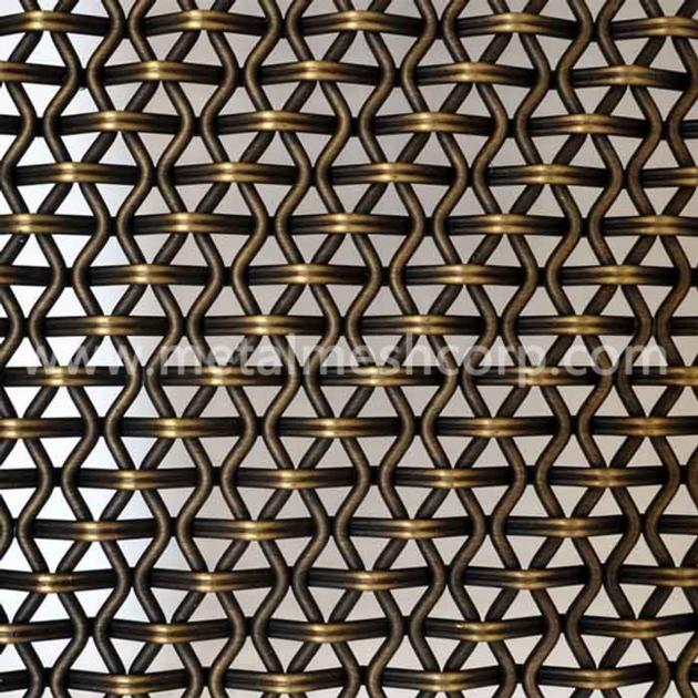 Rigid pattern Architectural Woven Wire Mesh