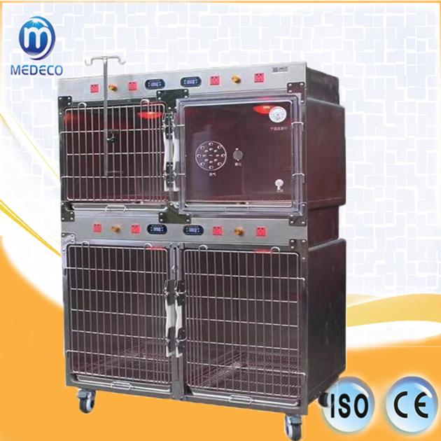 Animal Products Veterinary Hospital 304 Stainless Steel Double Floor Dog Cage
