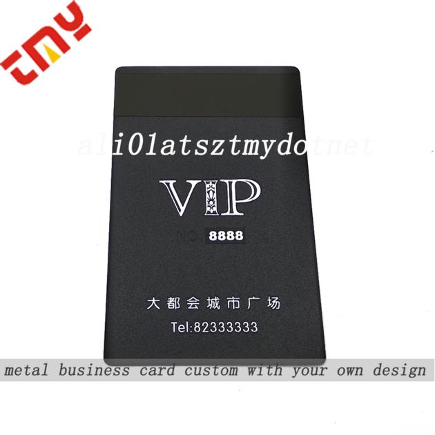 Custom Metallic Gold Metal Vip Business