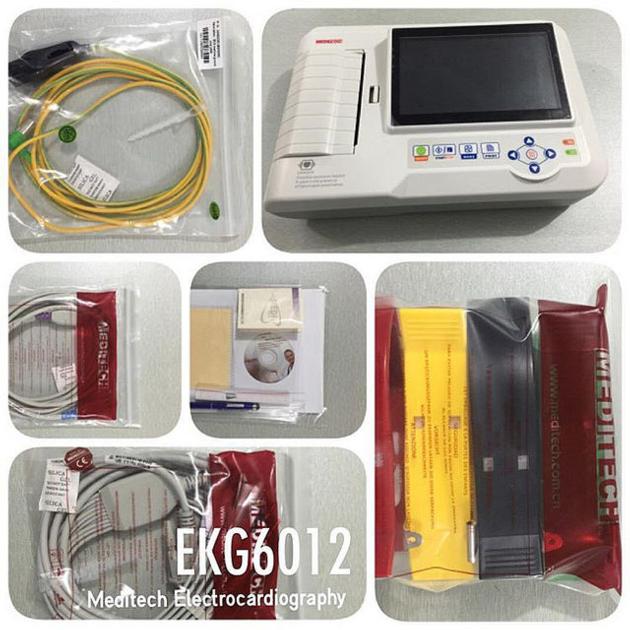 Meditech EKG 6012 Digital 6 Canales