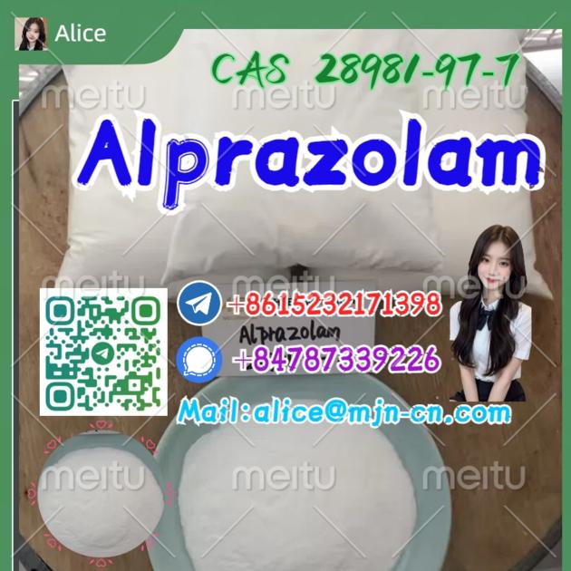 CAS 28981-97-7 Alprazolam	telegram:+86 15232171398	signal:+84787339226