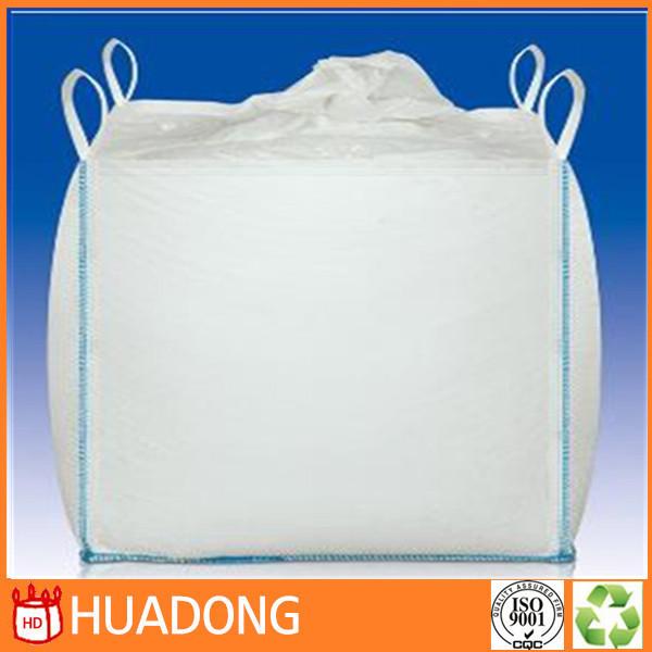 100% pp woven ton bag 1000kg for sand cement and chemical,1 ton jumbo bag, FIBC, bulk bag jute sacks