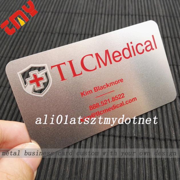 Luxe New Business Card Unique Stainless Steeel Business Cards Metal Laser Cut Business Cards Stainle