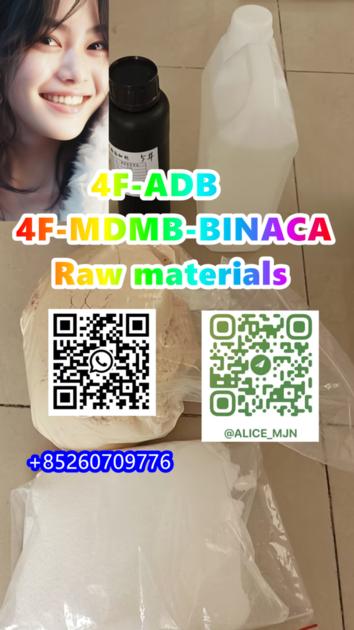 raw materials 	4F-ADB 4F-MDMB-BINACA