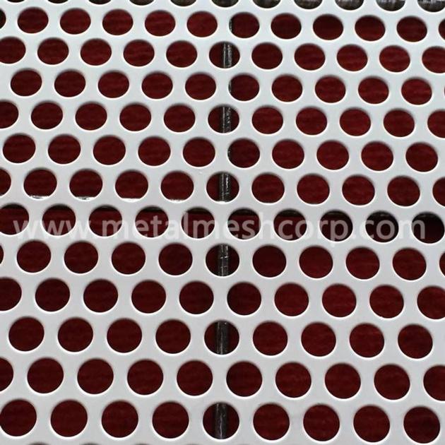 60 Degree Round Hole Perforated Metal