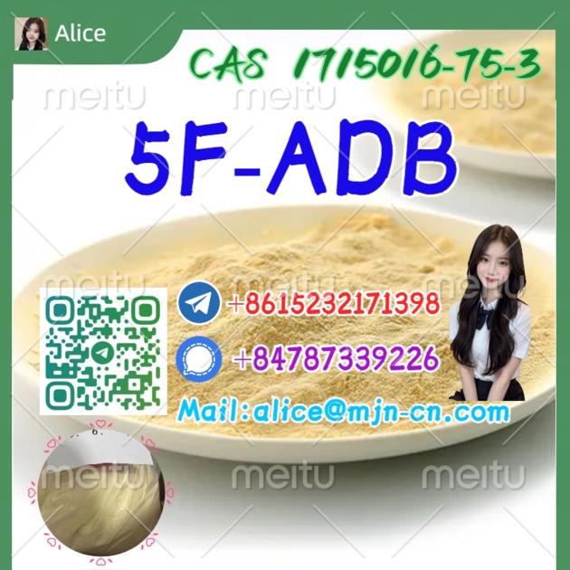 CAS 1715016-75-3 5F-ADB	telegram:+86 15232171398	signal:+84787339226