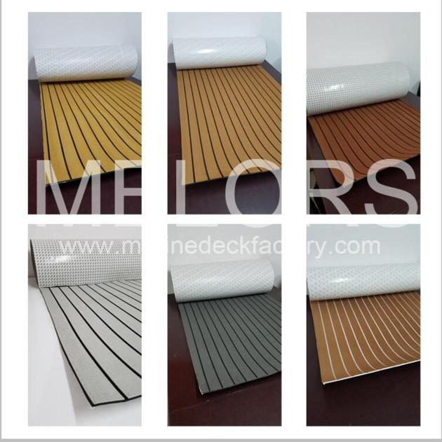 Melors Composite Synthetic Decking Teak Boat Decking Sheet
