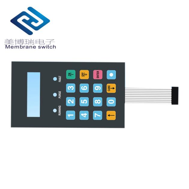 Waterproof Membrane Switch Panel Sticker Graphic