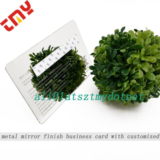Unique Mirror Metal Business Card,Flash Card Business Card Mirror