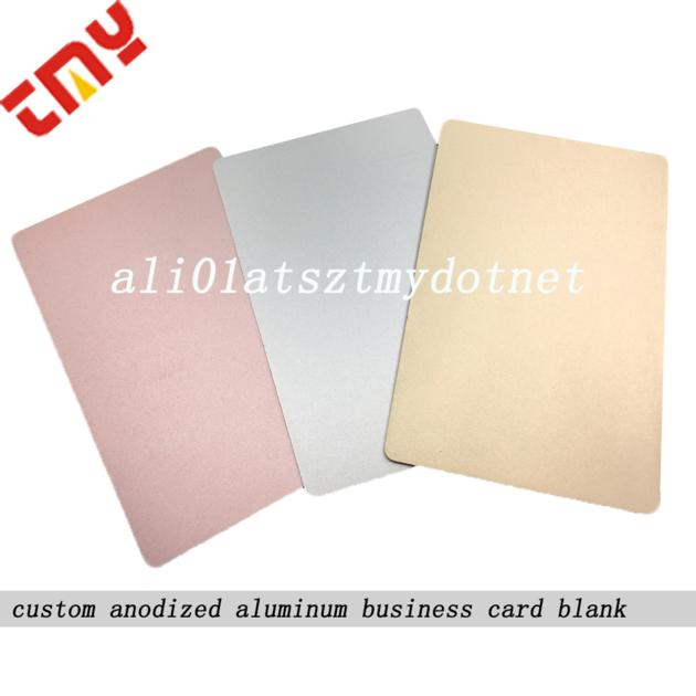 Aluminum Business Card Anodized Aluminum Business
