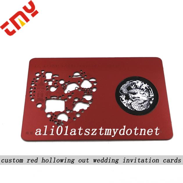 Custom Red Special Floral Heart Shaped