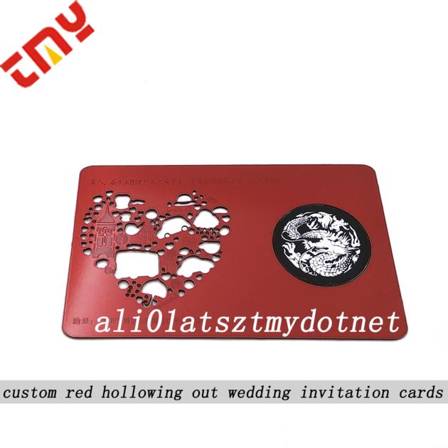 Custom Red Special Floral Heart Shaped