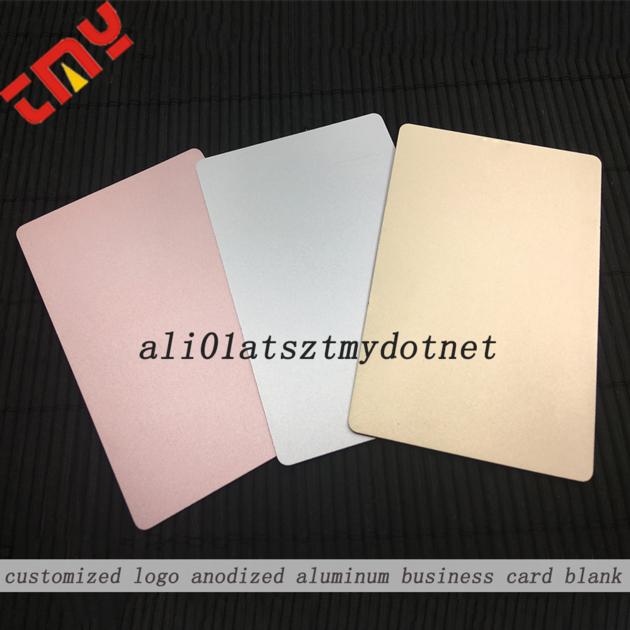 Aluminum Business Card Anodized Aluminum Business