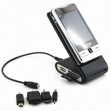 Phone stand with card reader