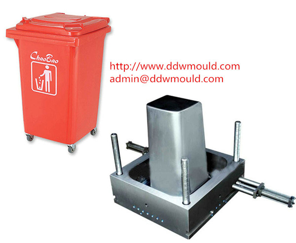 DDW Plastic Trash Bin Mold Plastic Bin Mold Plastic Garbage Can Mold