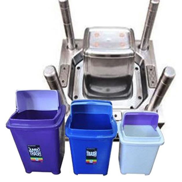 DDW Plastic Trash Bin Mold Plastic