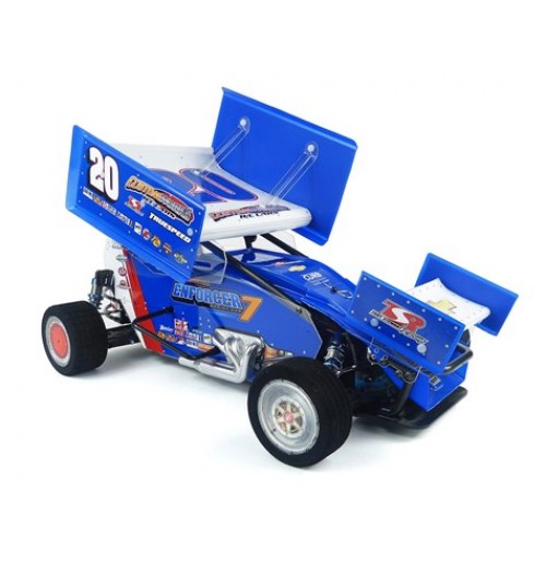 Custom Works Enforcer 7 Gearbox 1/10th Electric Sprint Car Dirt Oval Kit