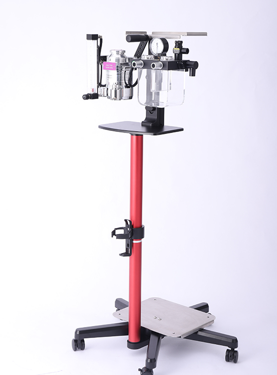 Veterinary Anesthesia Machine Stand Mount with a Top Tray/ Ce Certified/ MRI Compatible Version 