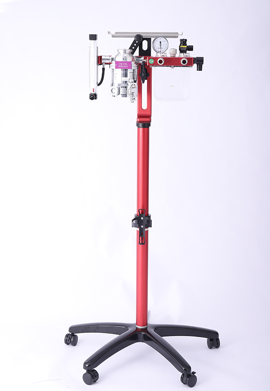 Veterinary Anesthesia Machine/ Stand Mount/ Pole Mount/ Accurate Drug Delivery/ Mobile/ Portable