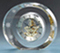 Crystal Clock with 3D Laser (M-5024)