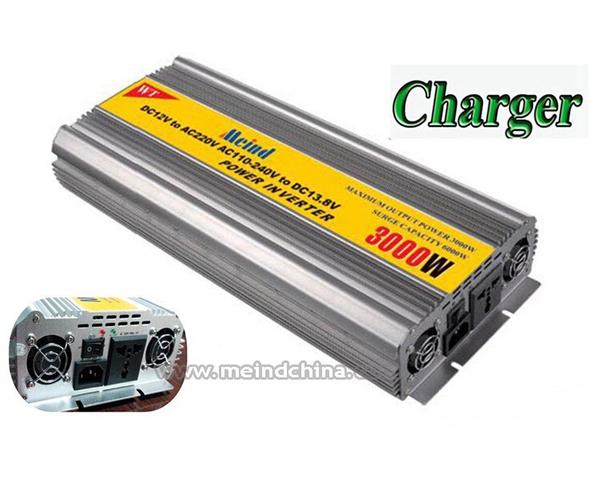 3000W Power Inverter with Charger AC Converter Power Supply Watt Inverter Solar Inverter Meind