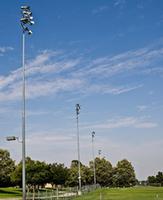 area lighting pole