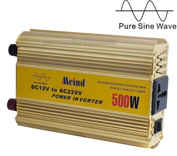 500W Power Inverter Pure Sine Wave AC converter Car Inverters Power Supply Frequency Inverter Meind
